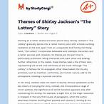 themes in the lottery